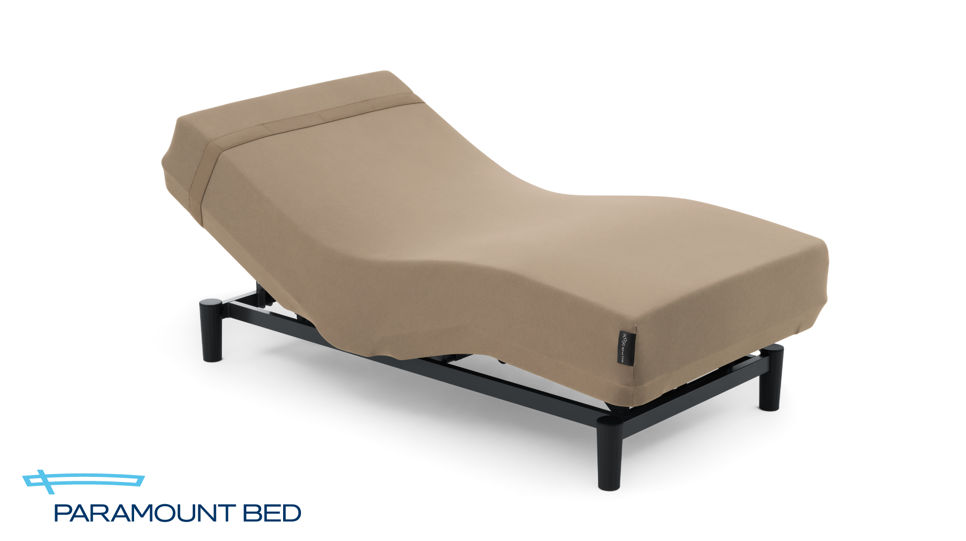 パラマウントベッド｜Active Sleep BED (ANALYZERなし / コットンスムースニット) ライトブラウン色 セミダブル