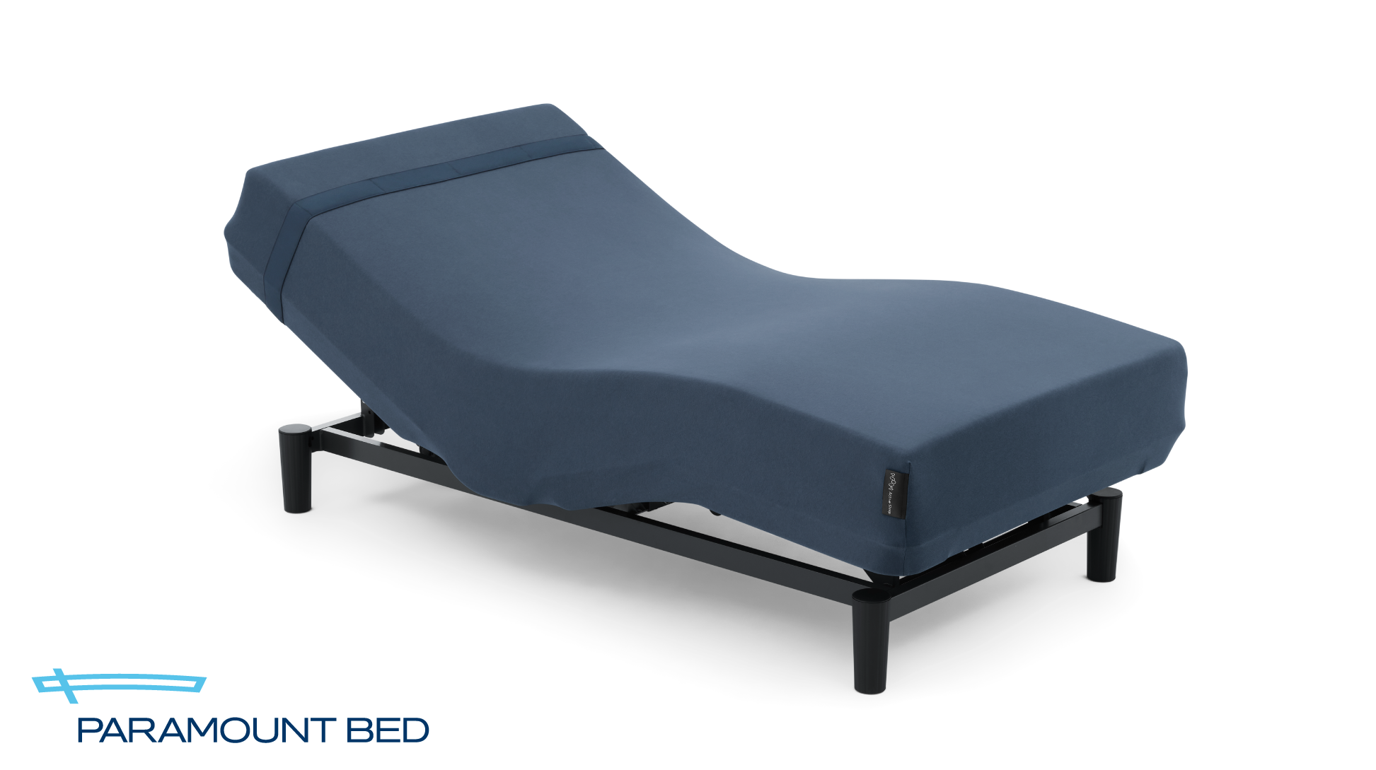 パラマウントベッド｜Active Sleep BED (ANALYZERなし / コットンスムースニット) ナイトブルー色 セミダブル