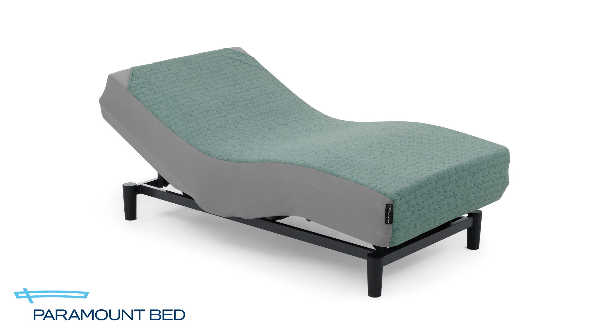 パラマウントベッド｜Active Sleep BED (ANALYZERなし / キルトジャガードニット) アースグリーン色 セミダブル